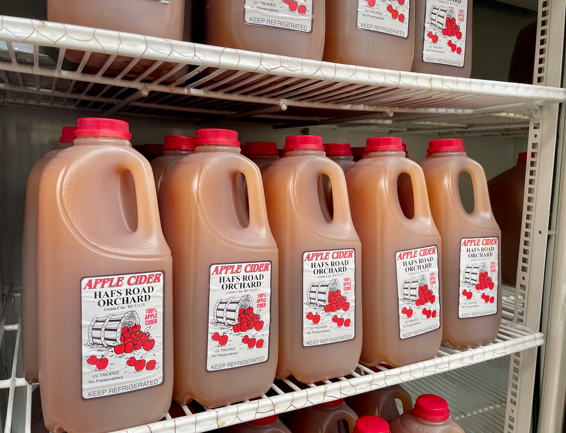 Hafs Road Orchard sells tasty, fresh-pressed cider!